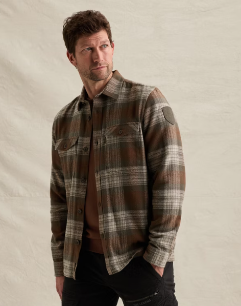 Overshirt met ruitpatroon