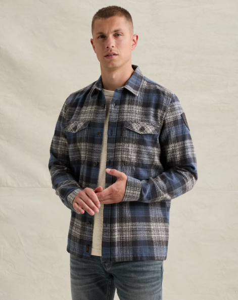 Overshirt met ruitpatroon
