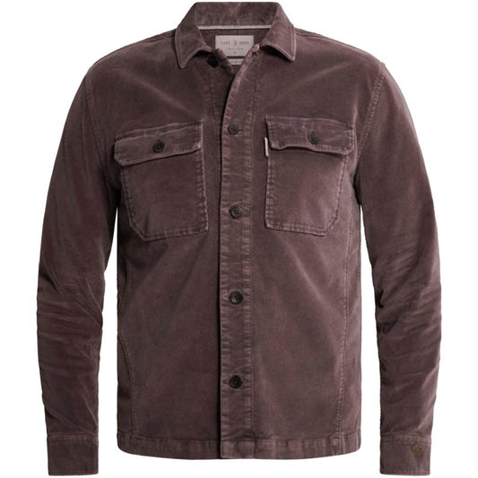 Overshirt in velours