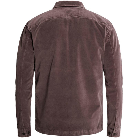 Overshirt in velours