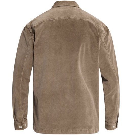 Overshirt in velours