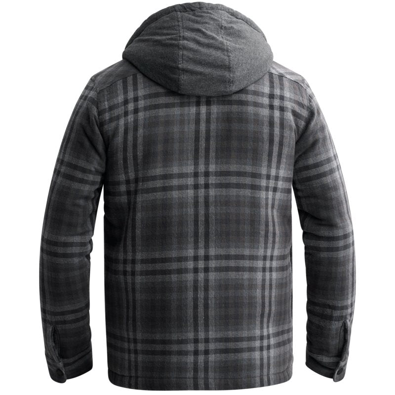 Gevoerd overshirt met capuchon