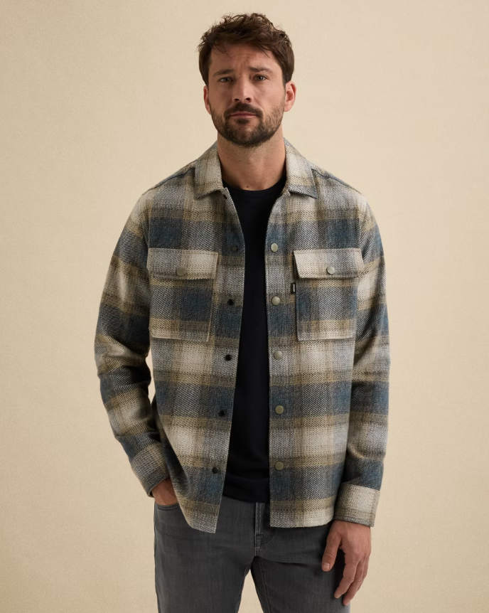 Overshirt met ruitpatroon