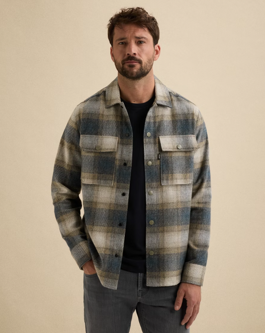 Overshirt met ruitpatroon