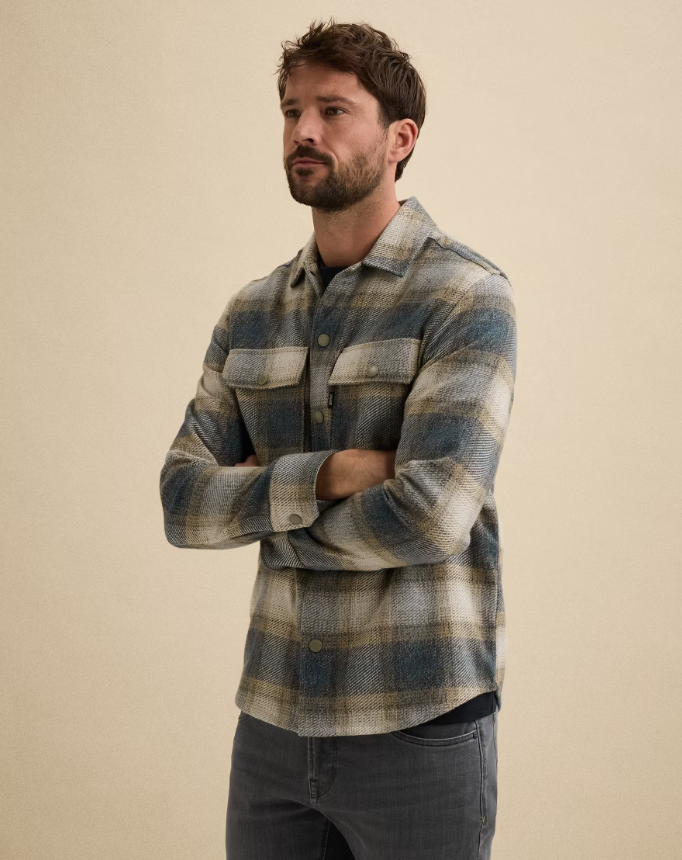 Overshirt met ruitpatroon