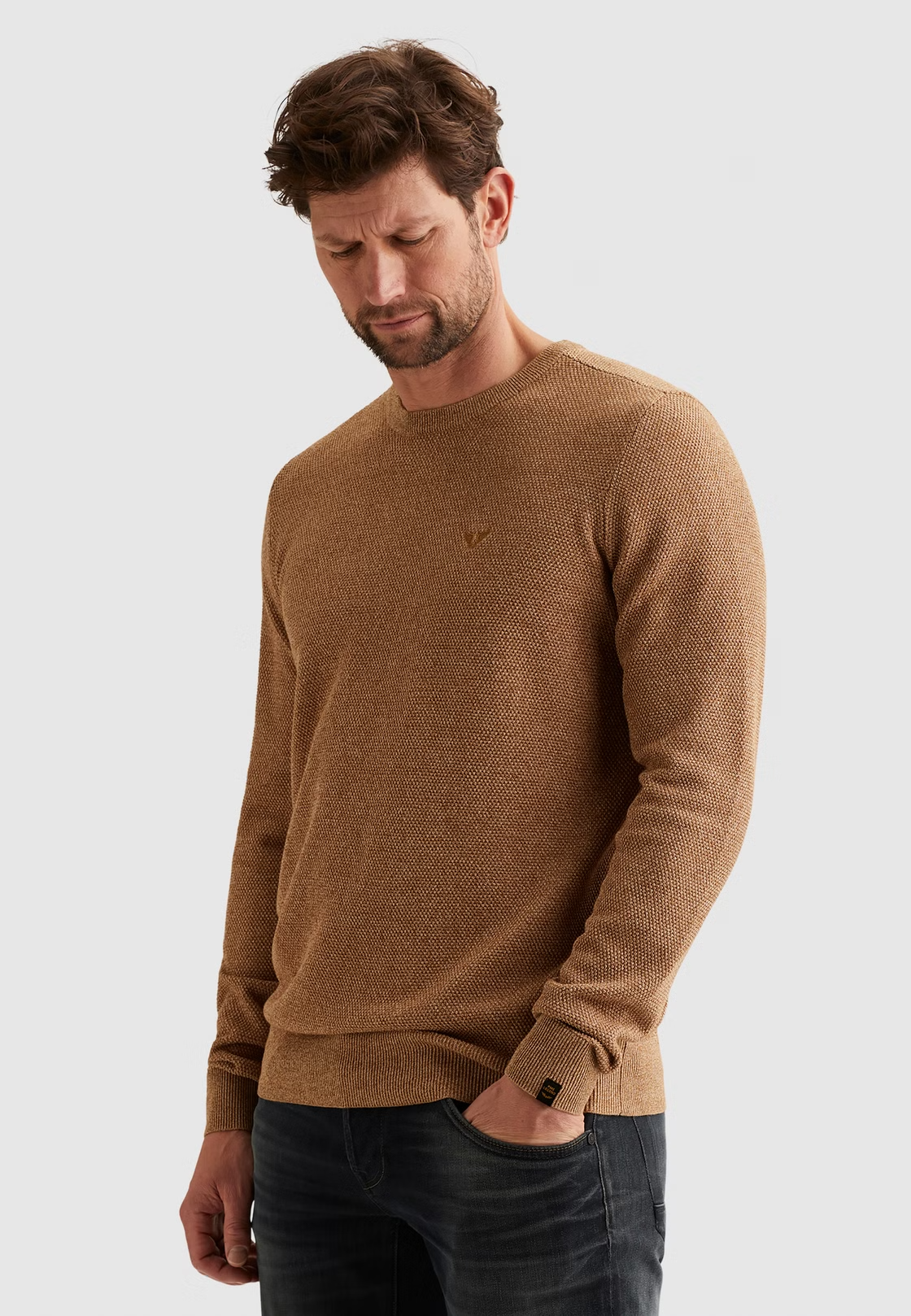 Trui van katoen/modal