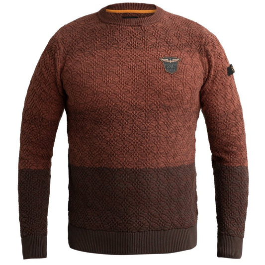 Trui gebreid met gradient