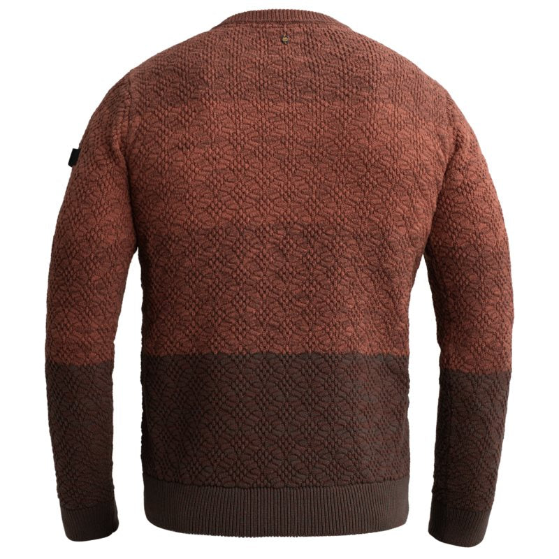 Trui gebreid met gradient