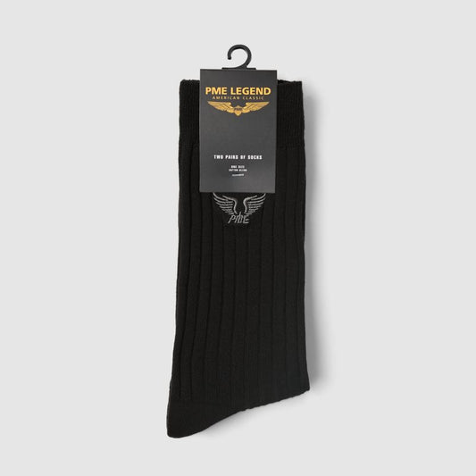 Rib socks 2-pack