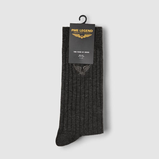 Rib socks 2-pack