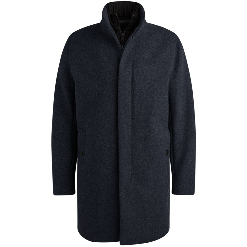 Semi long jacket Dense Wool Ch