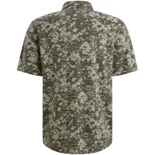Overhemd van jersey pique
