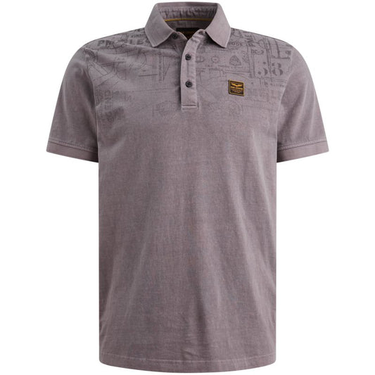 Polo met garment-dye wassing