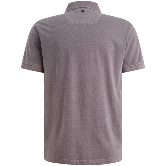 Polo met garment-dye wassing
