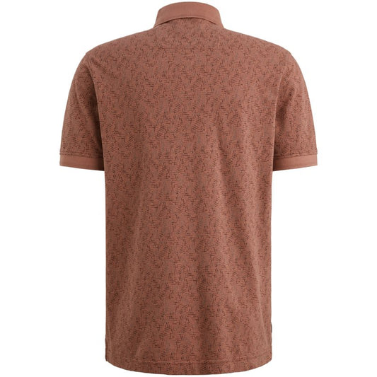 Polo met all-over print