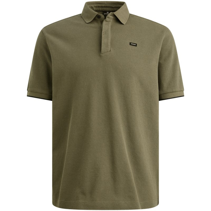 Polo pique met structuur