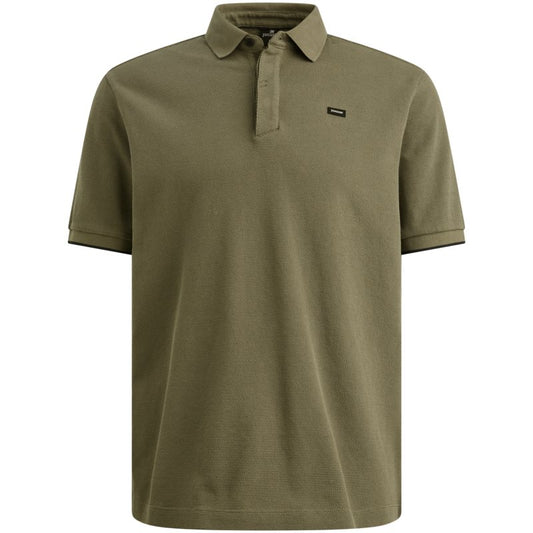 Polo pique met structuur