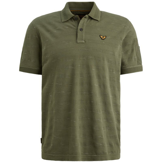 Short sleeve polo injected pop