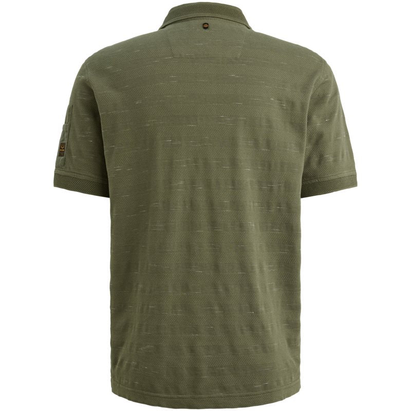 Short sleeve polo injected pop