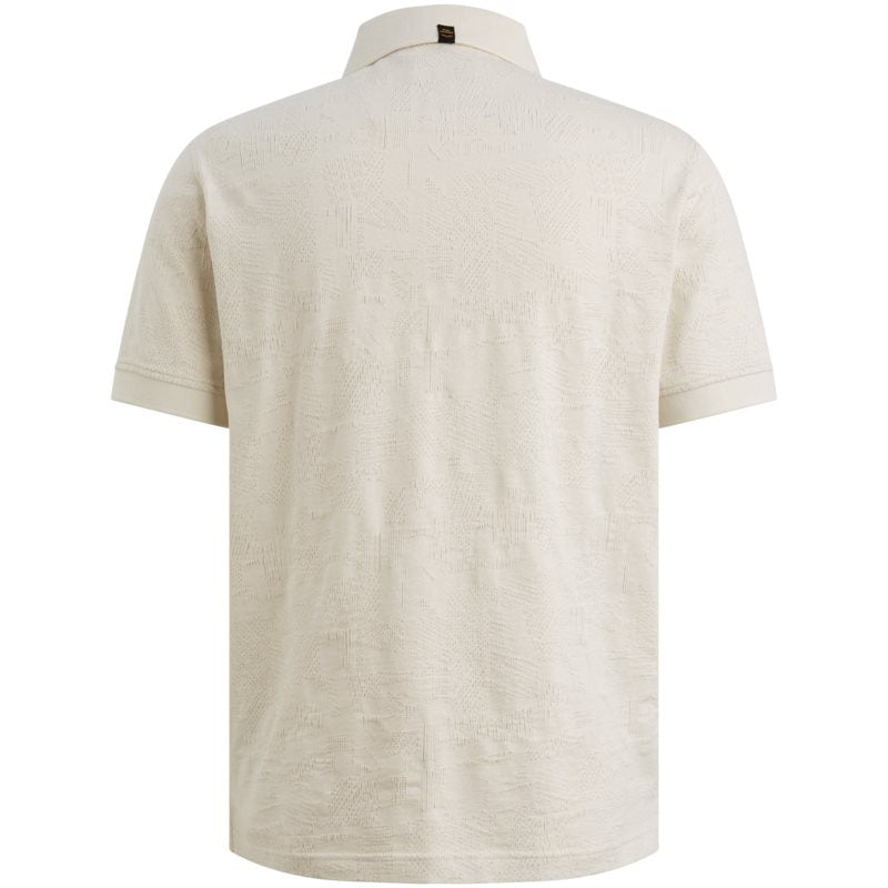 Polo jacquard jersey