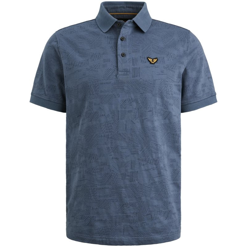 Polo jacquard pique