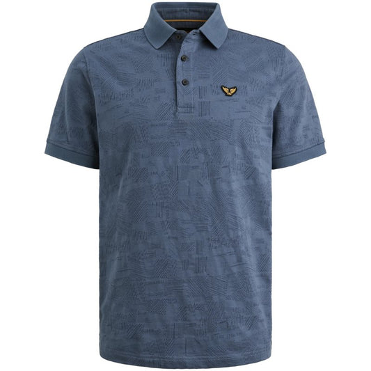 Polo jacquard pique