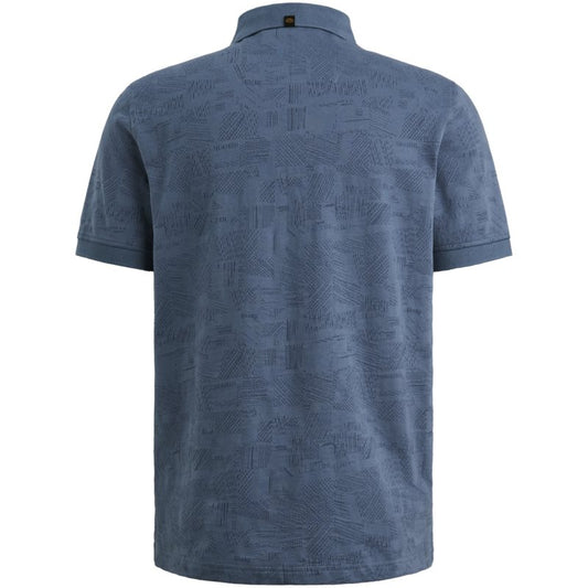 Polo jacquard pique