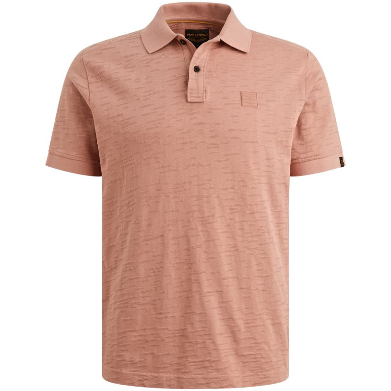 Polo jacquard jersey
