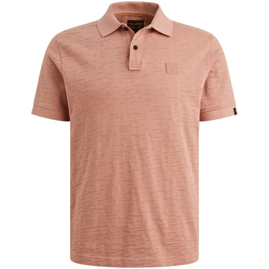 Polo jacquard jersey