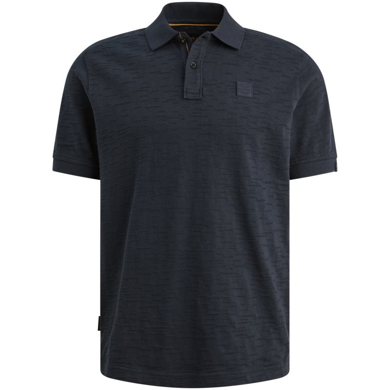 Polo jacquard jersey