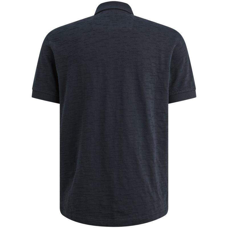 Polo jacquard jersey
