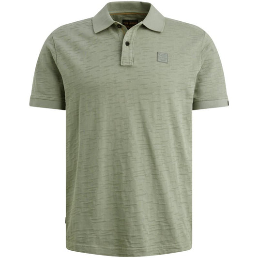 Polo jacquard jersey