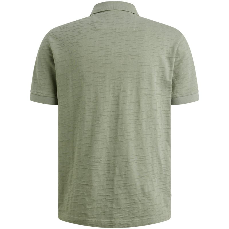 Polo jacquard jersey