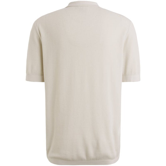 Gebreide polo met rits