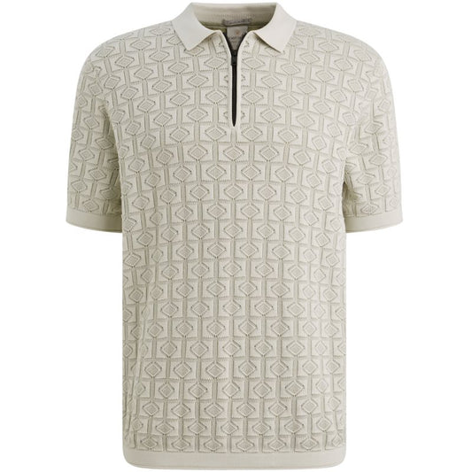 Regular fit polo met rits