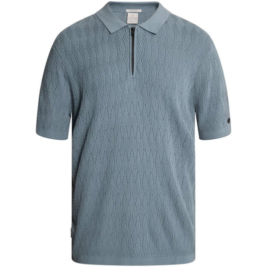 Polo regular fit met rits