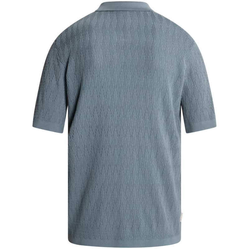 Polo regular fit met rits