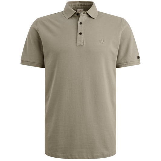 Polo van katoen met stretch