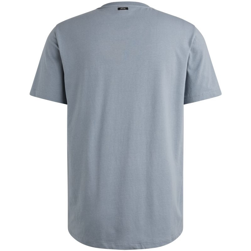 Short sleeve r-neck cotton ela