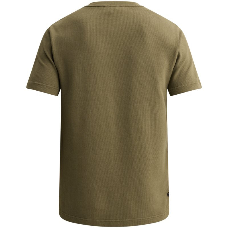 T-shirt met wafelpatroon