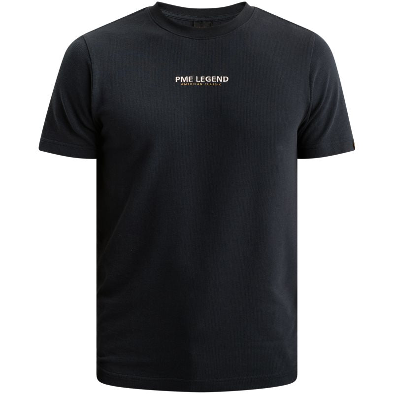 T-shirt met wafelpatroon