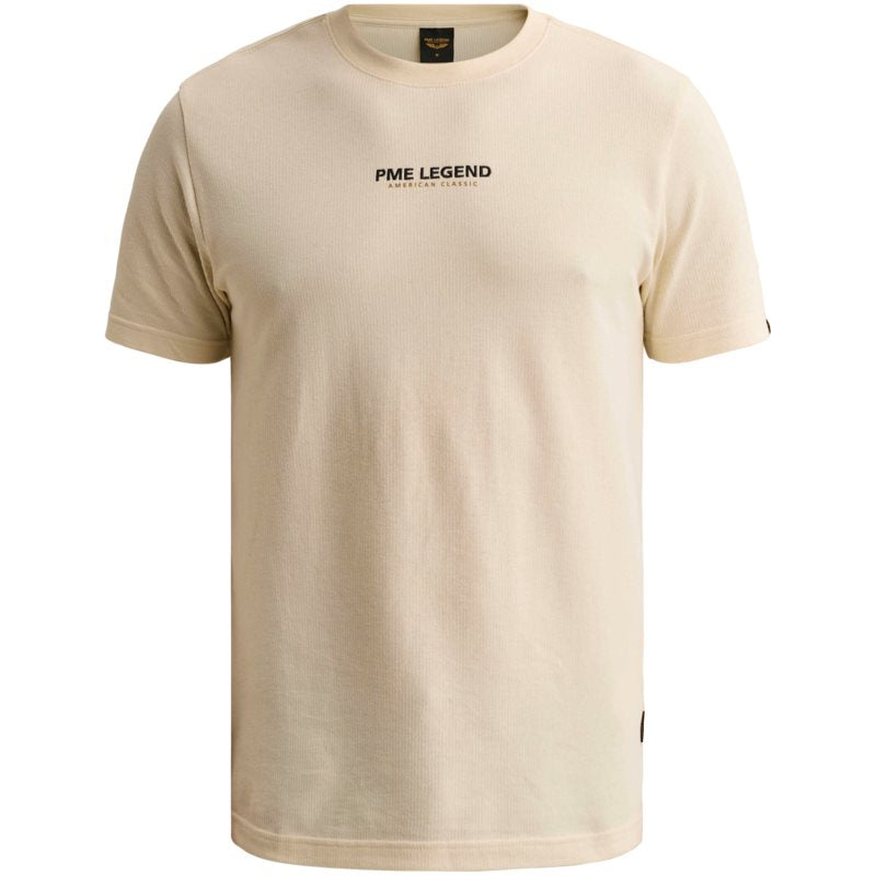 T-shirt met wafelstructuur