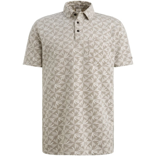 Regular fit polo met print