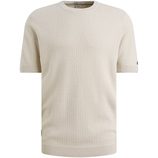Regular fit t-shirt gebreid