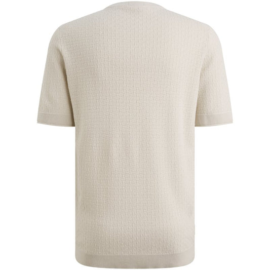 Regular fit t-shirt gebreid