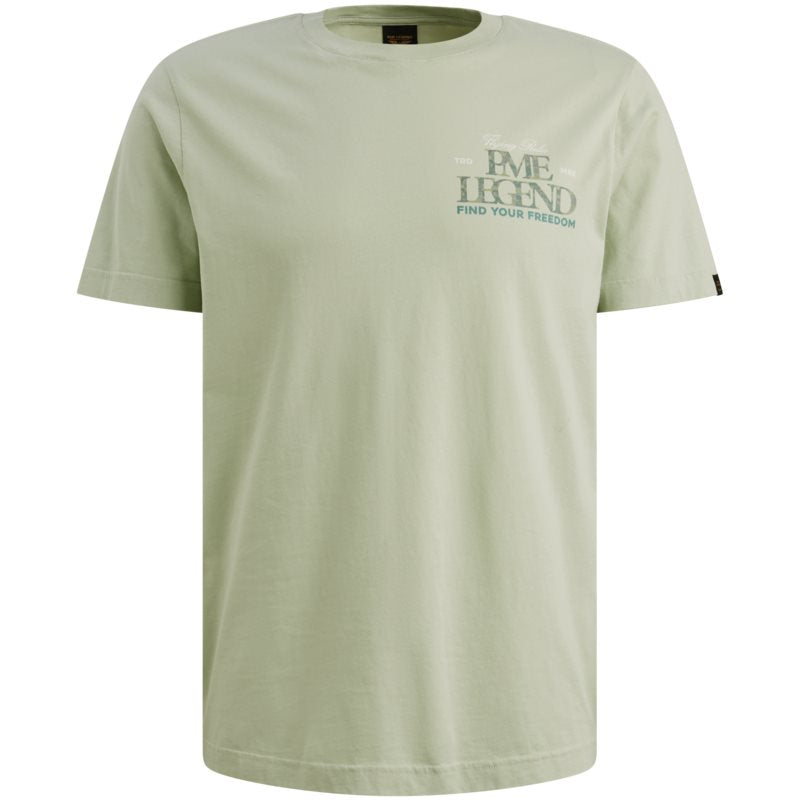 T-shirt met klein artwork