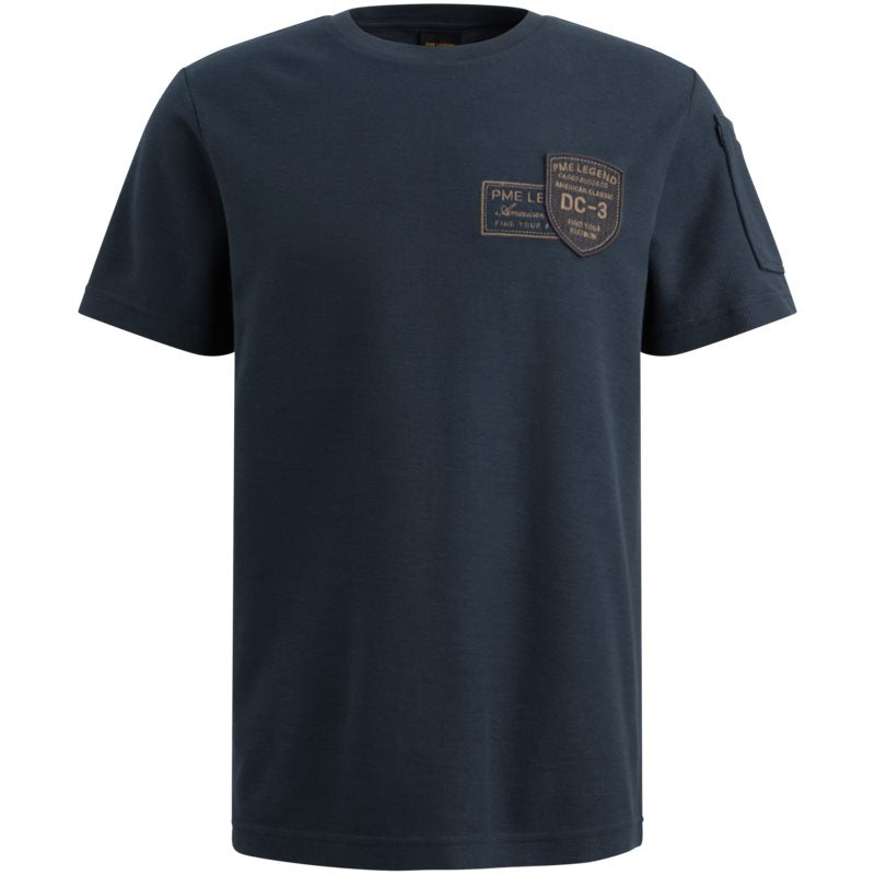 T-shirt met structuur
