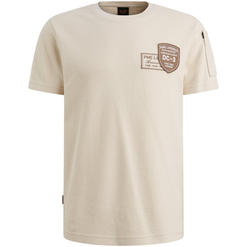 T-shirt met structuur