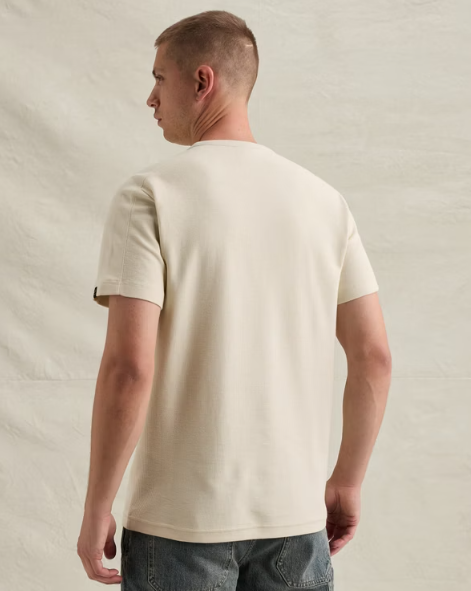 T-shirt met structuur