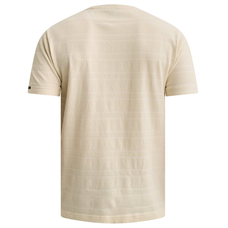 T-shirt met wafelpatroon